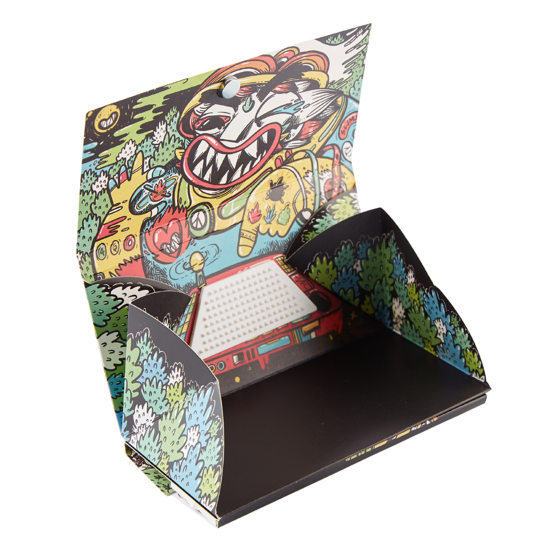 Slimjim X What The Yak - Rolling Paper + Tips & Grinder + Tray Pack (Box of 16) Secondary image