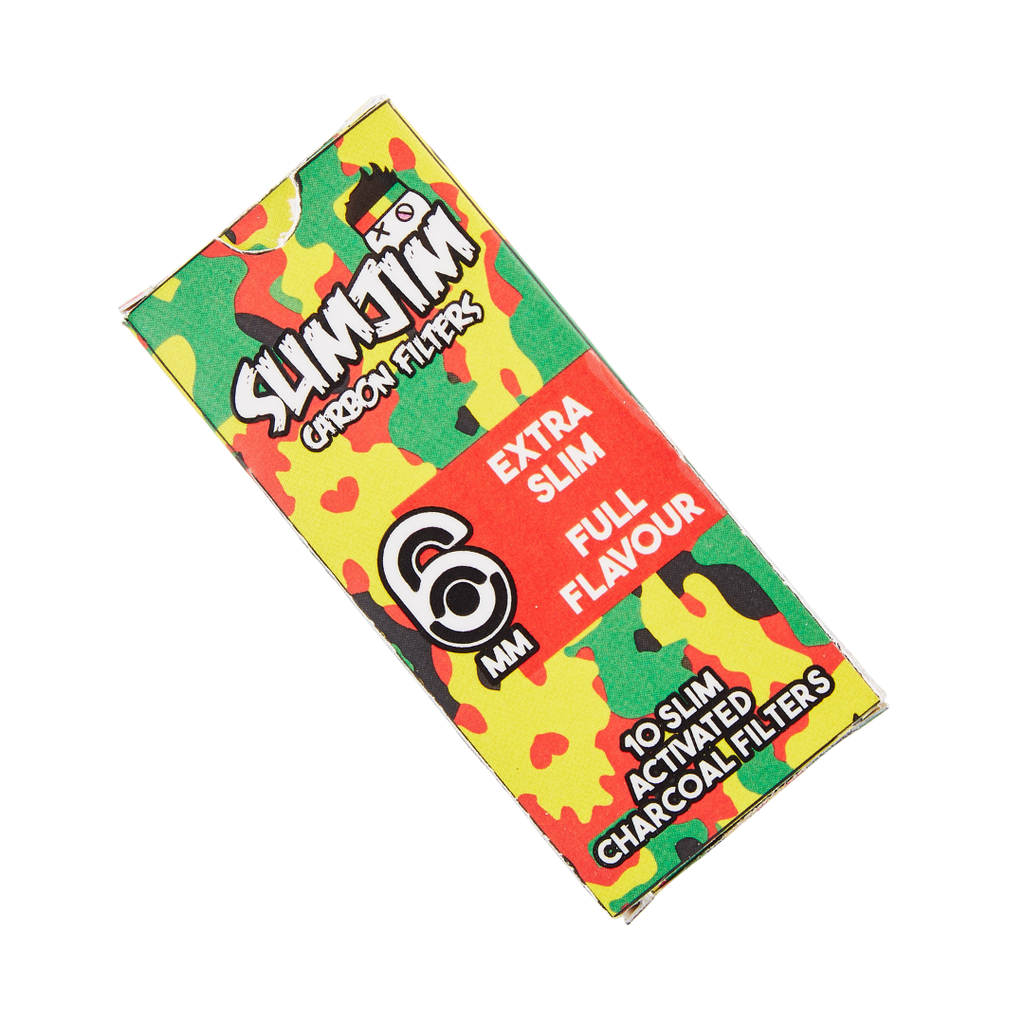 Slimjim - Camo Carbon Filters (6mm) (Pack of 10)