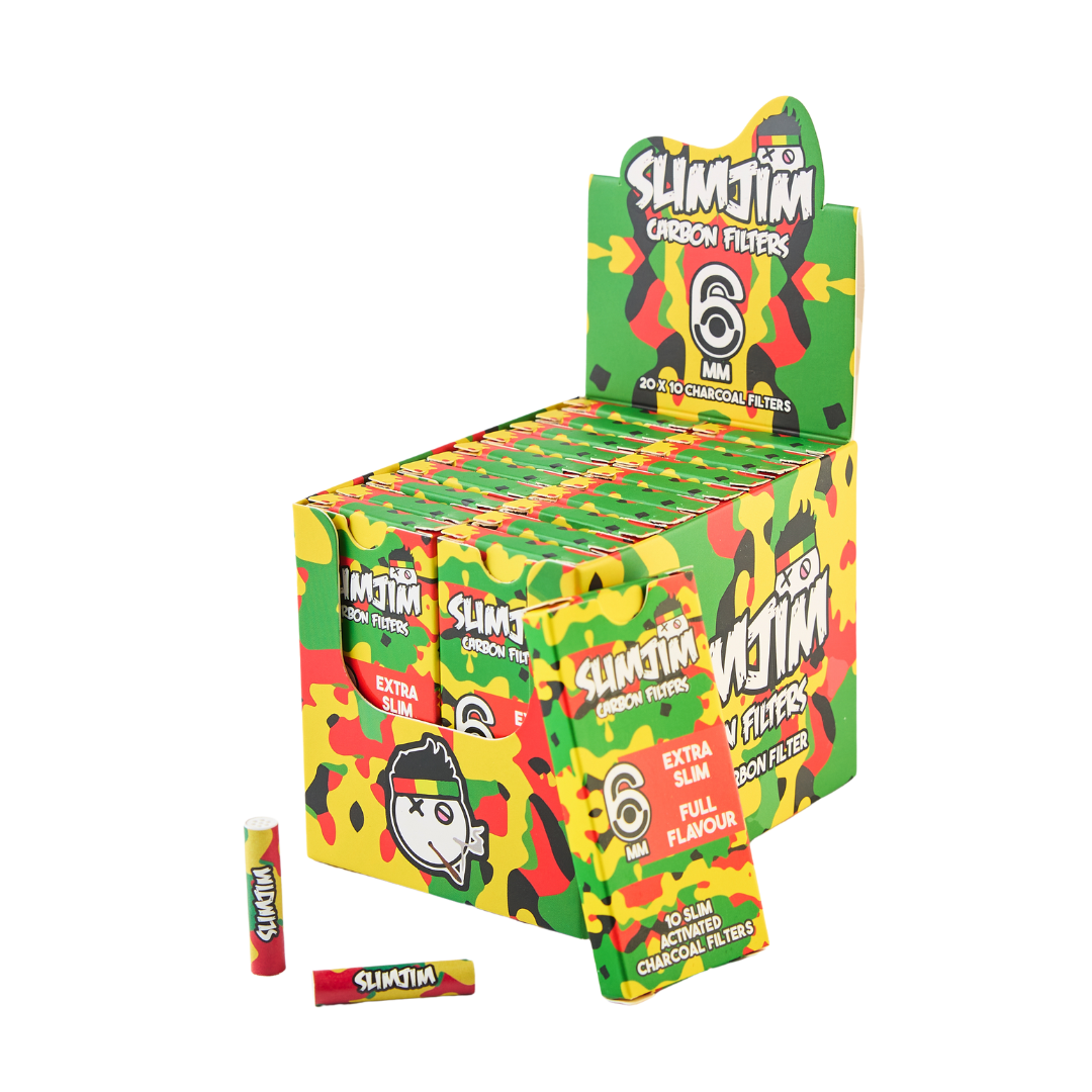 Slimjim - Camo Carbon Filters (6mm) (Pack of 10) Main image
