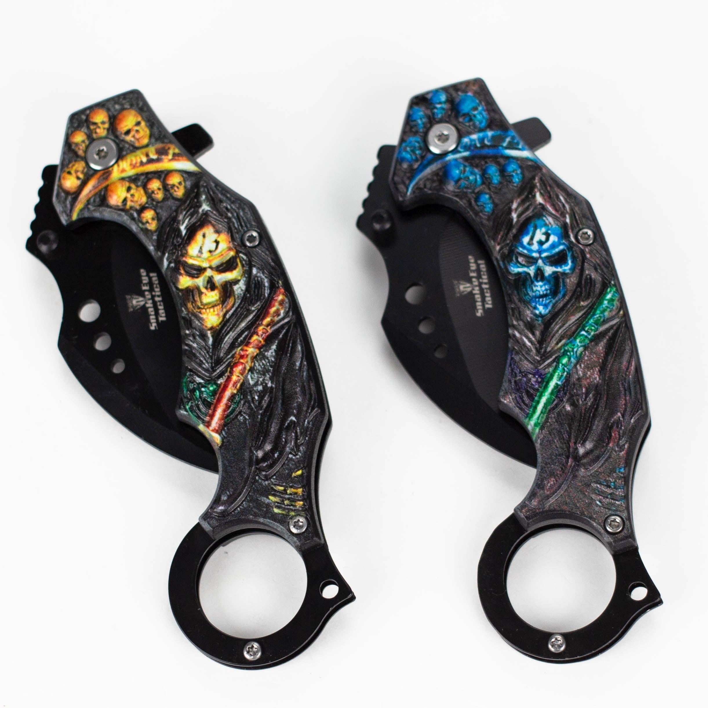 Snake Eye | Skull Design folding Karambit 3 " Blade [SE-12990] Secondary image