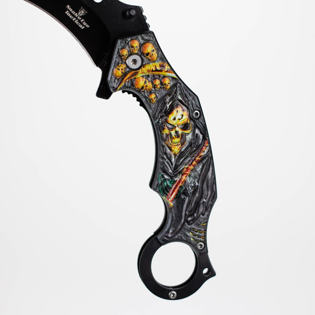 Snake Eye | Skull Design folding Karambit 3 " Blade [SE-12990]