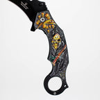 Snake Eye | Skull Design folding Karambit 3 " Blade [SE-12990]