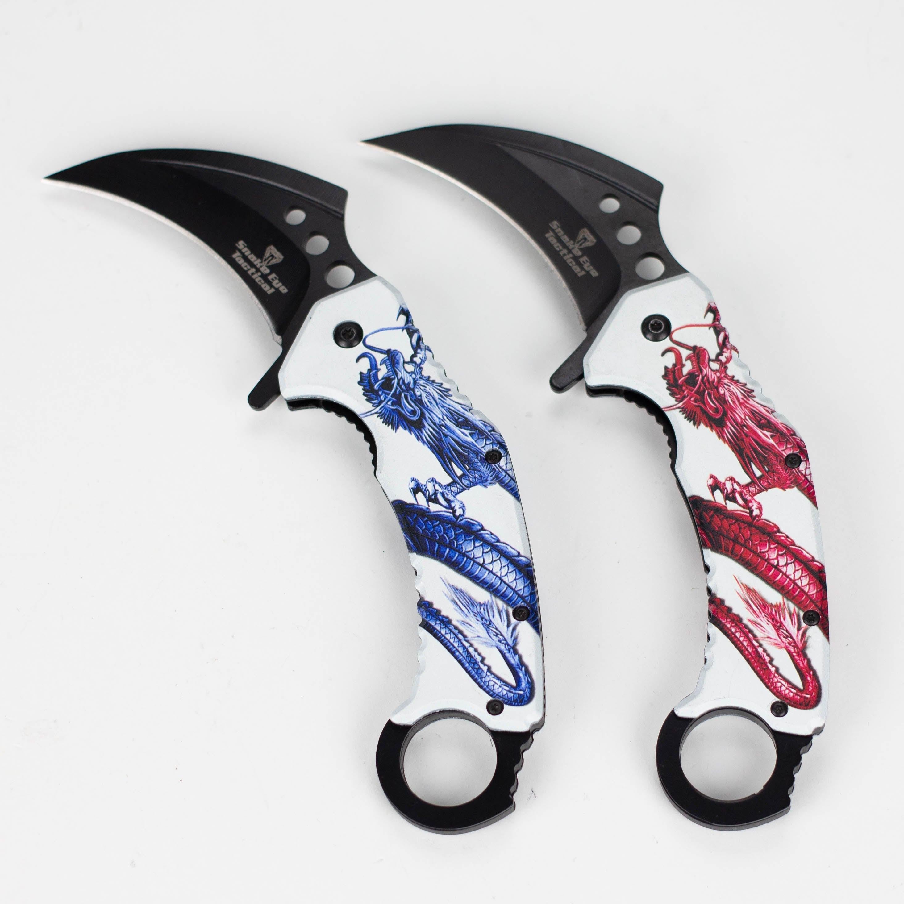 Snake Eye | Dragon Design folding Karambit 3 " Blade [SE-1111S] Main image