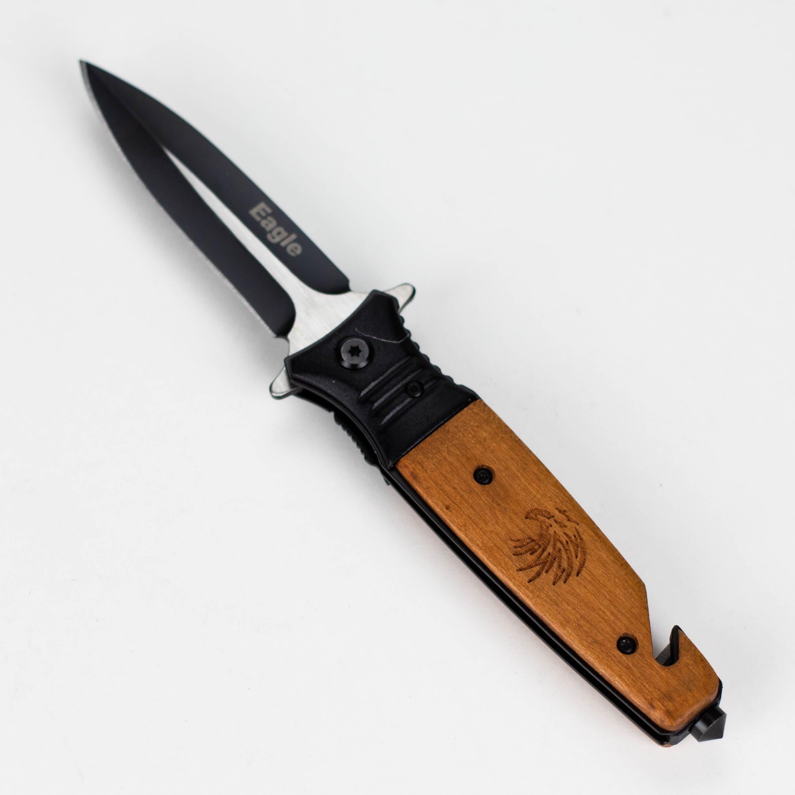 Outdoor rescue hunting knife w/ Belt Clip [PK-846EA] Main image