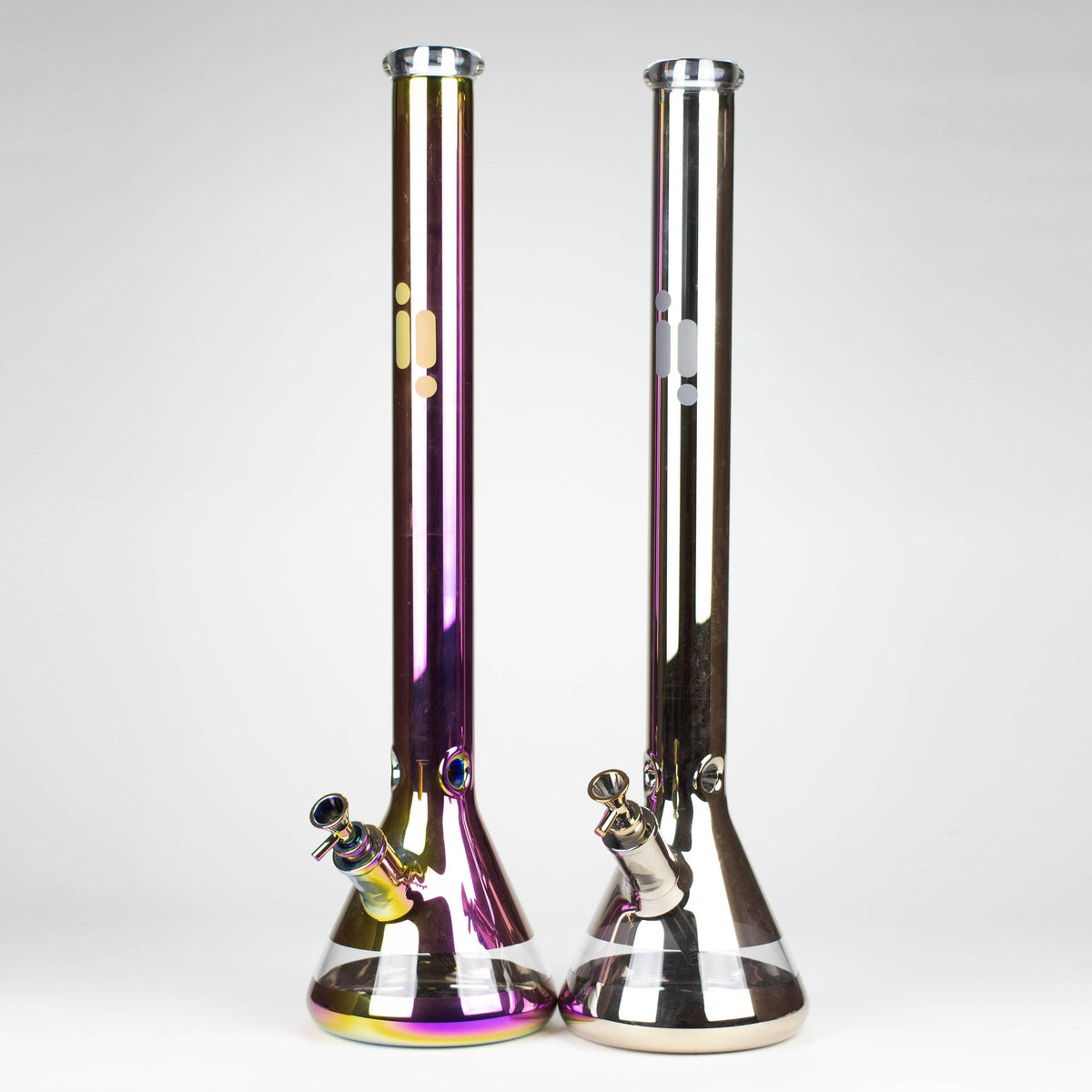 Infyniti | 24"metallic  7mm glass water bong [GP1775] Main image