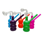6" Oil pipe attached Assorted colours and shapes