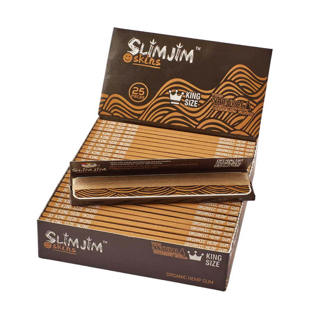 Slimjim - Natural King Size Skins Box of 25