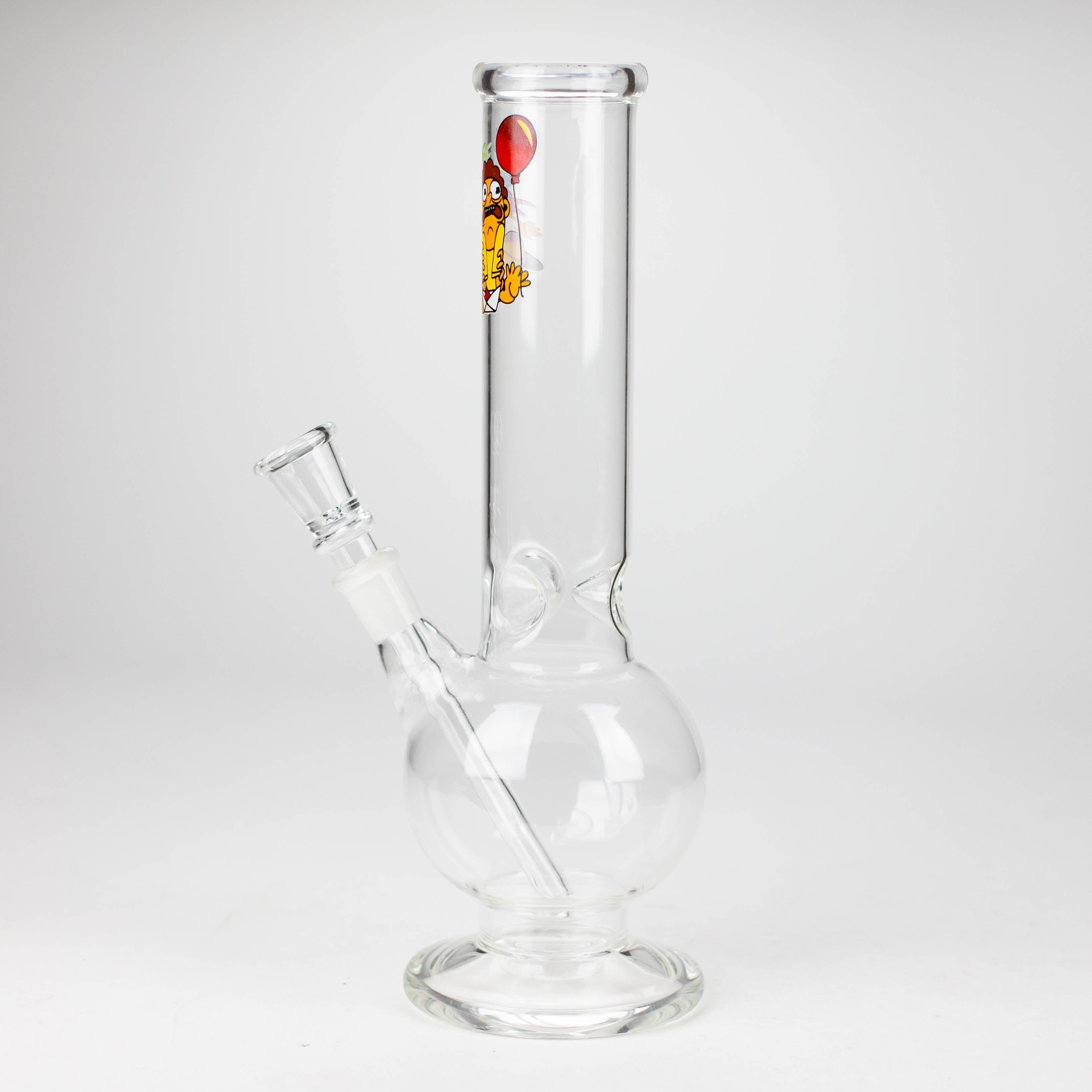 10" Clear Water pipe with cartoon tattoo-Assorted Secondary image
