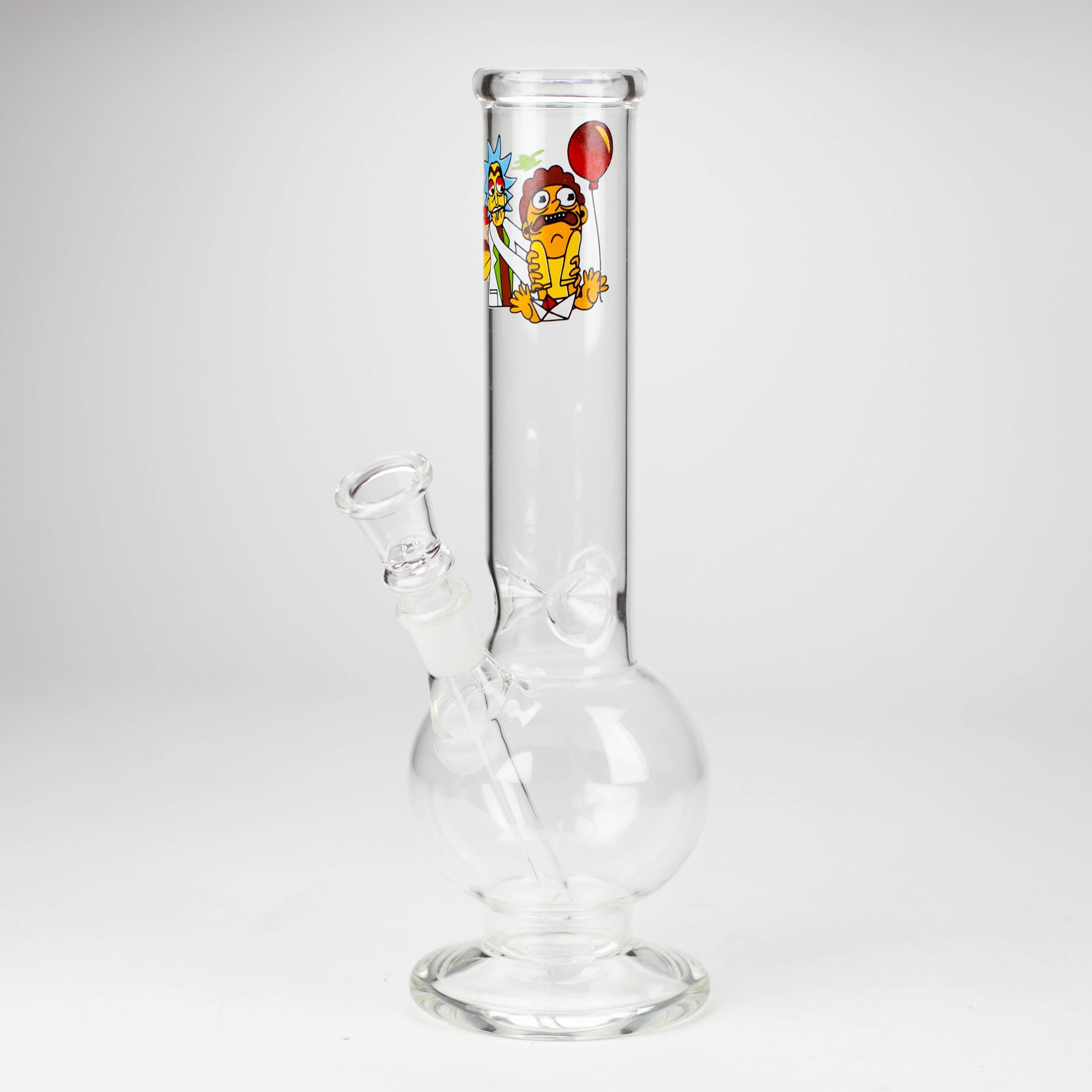 10" Clear Water pipe with cartoon tattoo-Assorted Main image