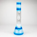 12" Double Dome Percolator glass bong-Assorted designs on