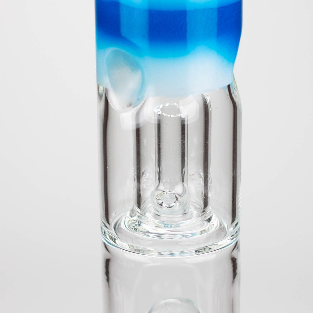 12" Double Dome Percolator glass bong-Assorted designs on