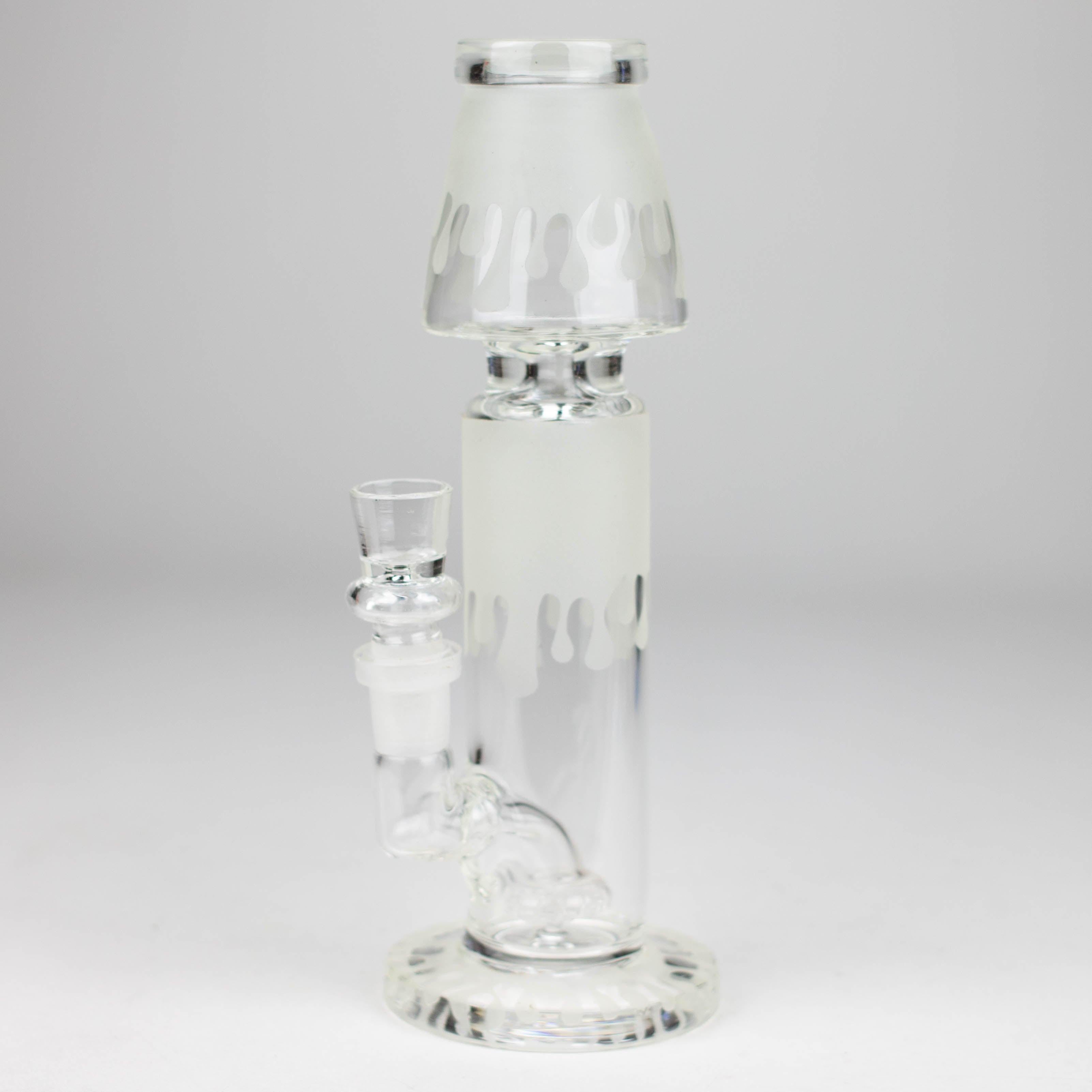 8" Glow in Dark Lamp glass water bong Main image