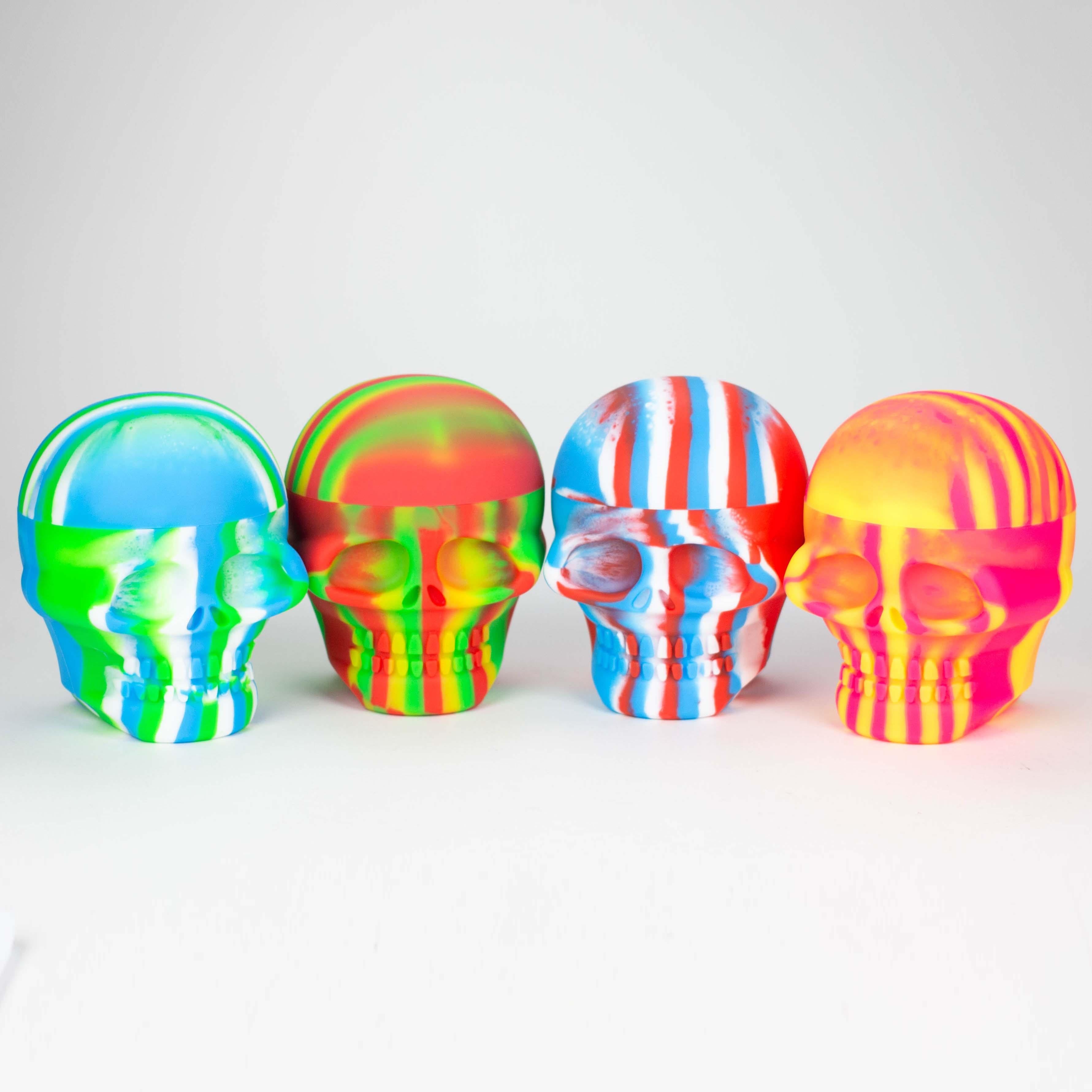 Skull Silicone Stash JAR - 500ml - Assorted Main image