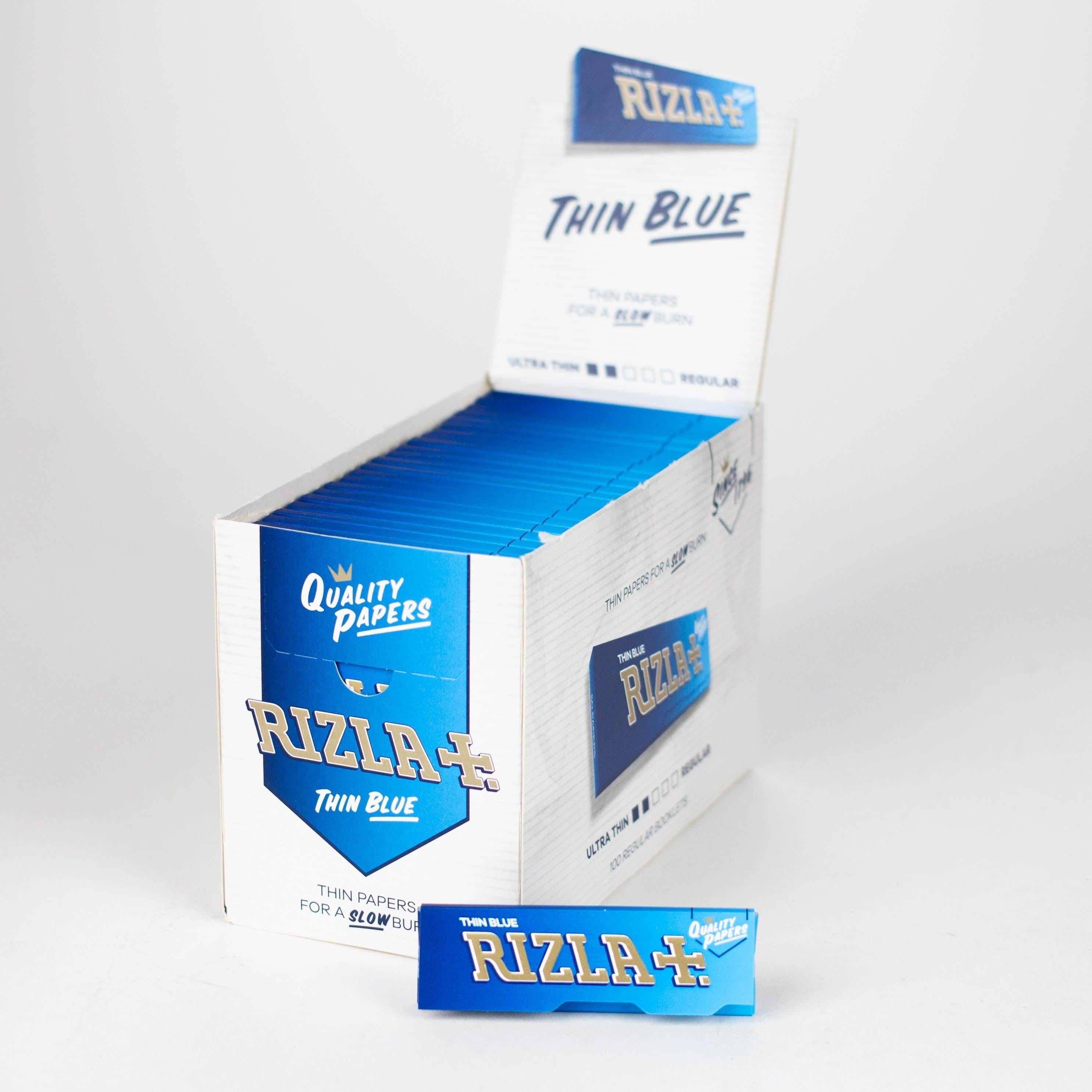 Rizla | Thin Blue single wide size Box of 100 Main image
