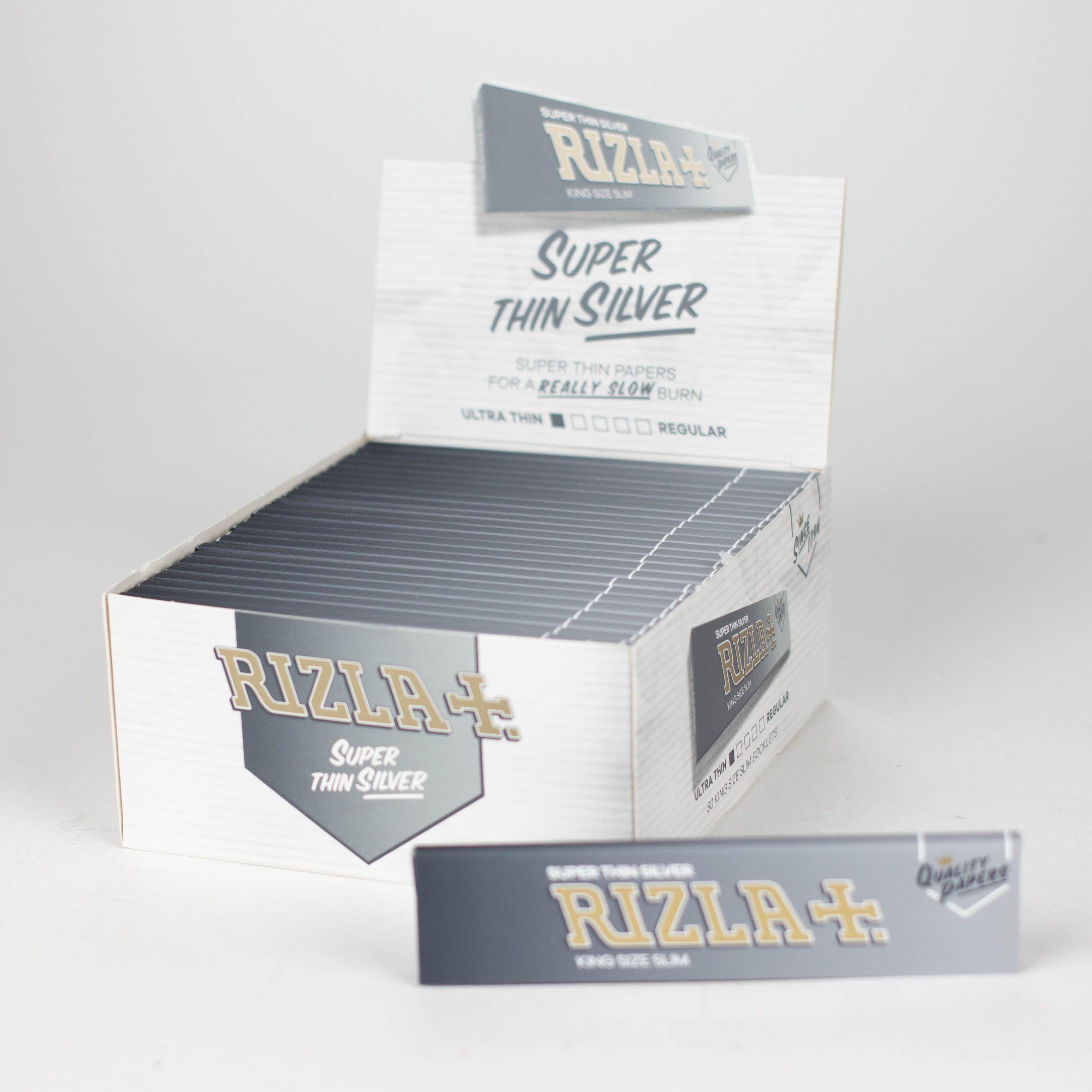 Rizla | Super Thin Silver king size Box of 50 Main image
