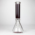 14" Luxury Pattern 9mm glass bong [PIP871]