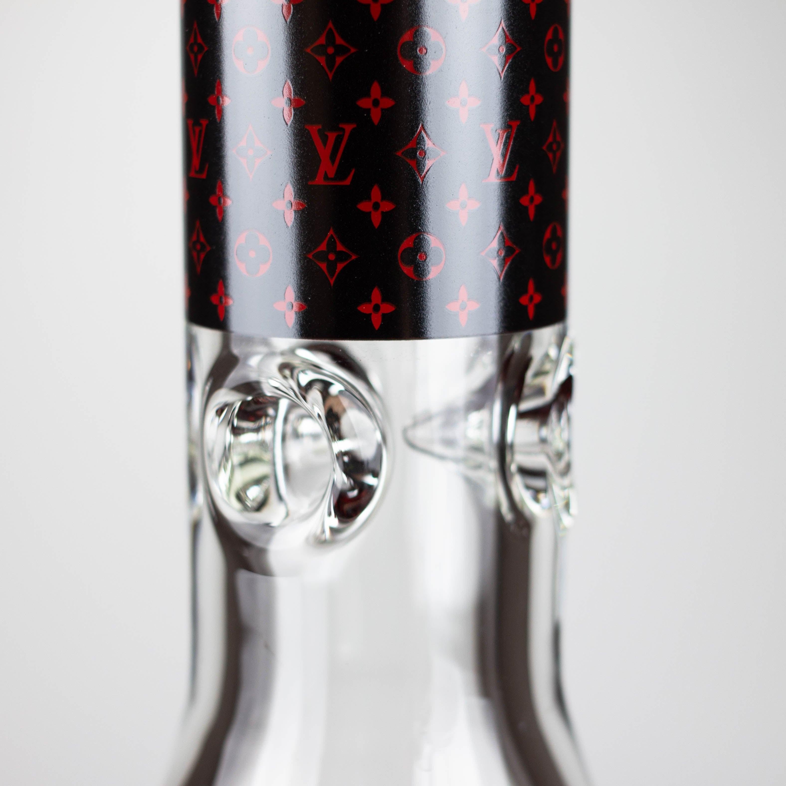 20" Luxury Pattern 9mm glass bong [PIP872] Secondary image