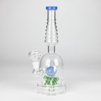 12" Fancy glass water bong