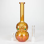 9" Owl Electroplate Glass Bong