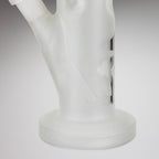 12" GLOW IN DARK STRAIGHT TUBE BONG WITH ICE CATCHER