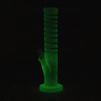 12" GLOW IN DARK STRAIGHT TUBE BONG WITH ICE CATCHER