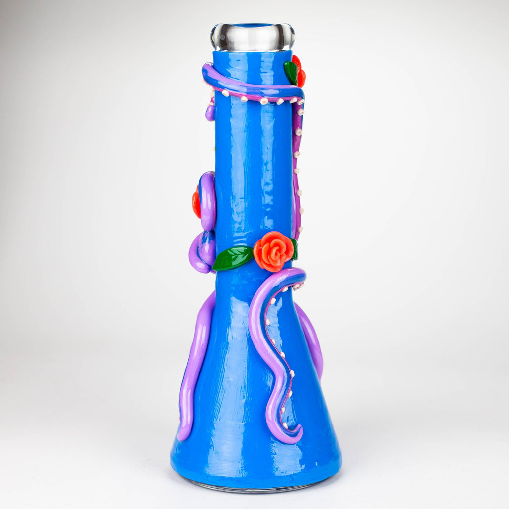 13" Resin 3D Octo-Skull  glass beaker  [DY526]