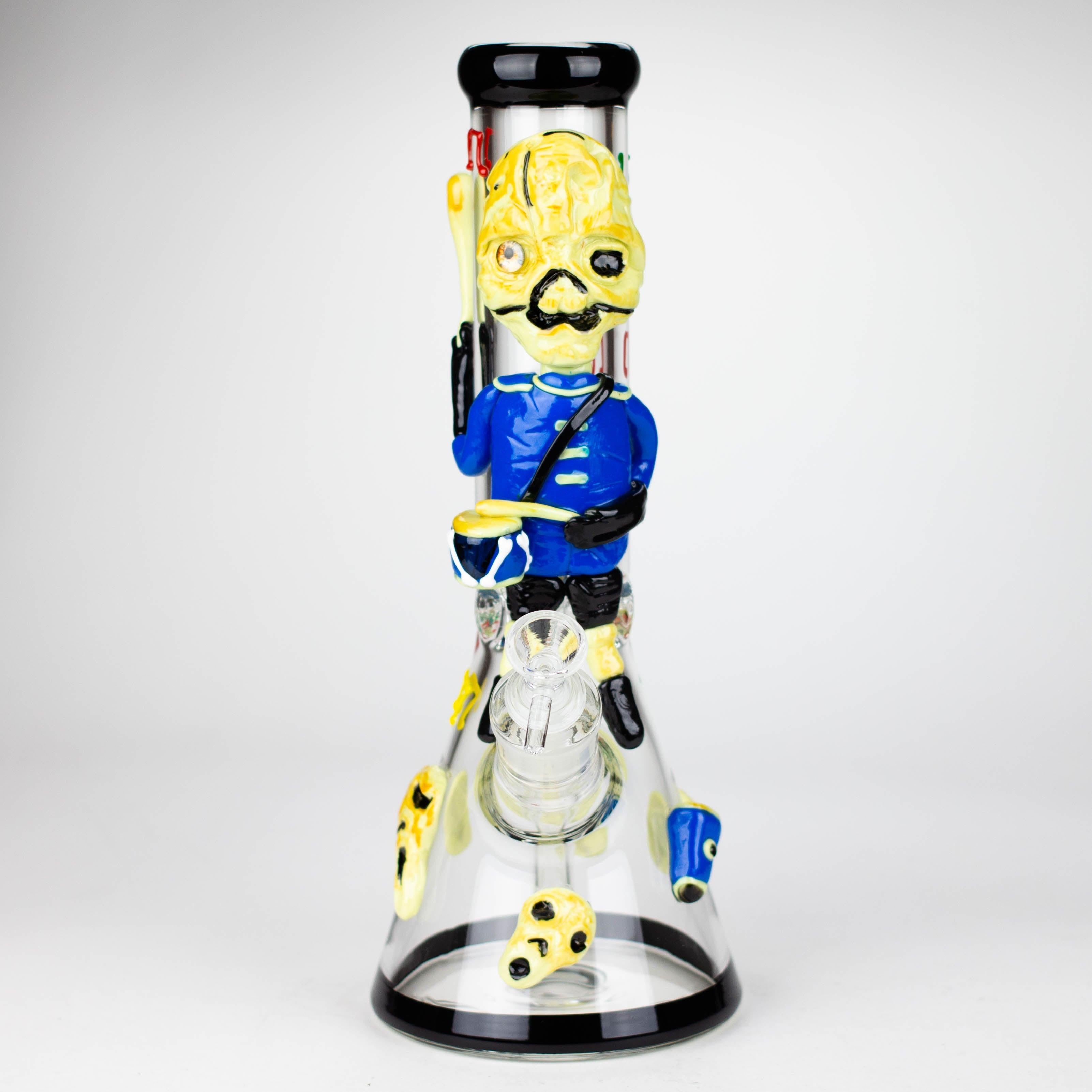 13" Resin 3D Drum Ghoul 7mm glass beaker  [DY502] Secondary image