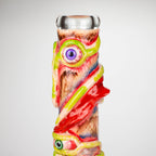 13" Resin 3D artwork 7mm glass beaker water bong [DY525]