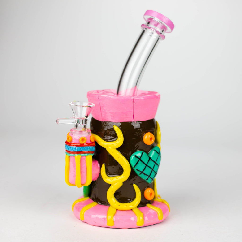 9" Resin 3D Face Mask Rig-Assorted color