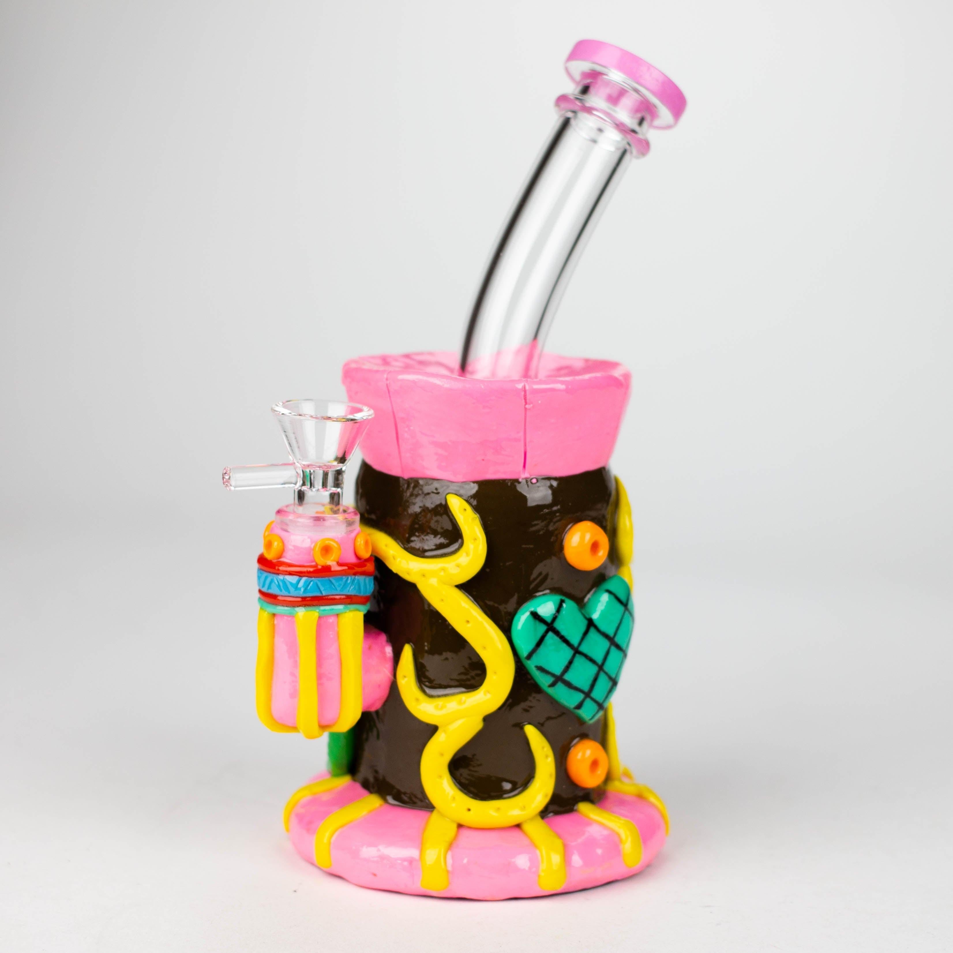 9" Resin 3D Face Mask Rig-Assorted color