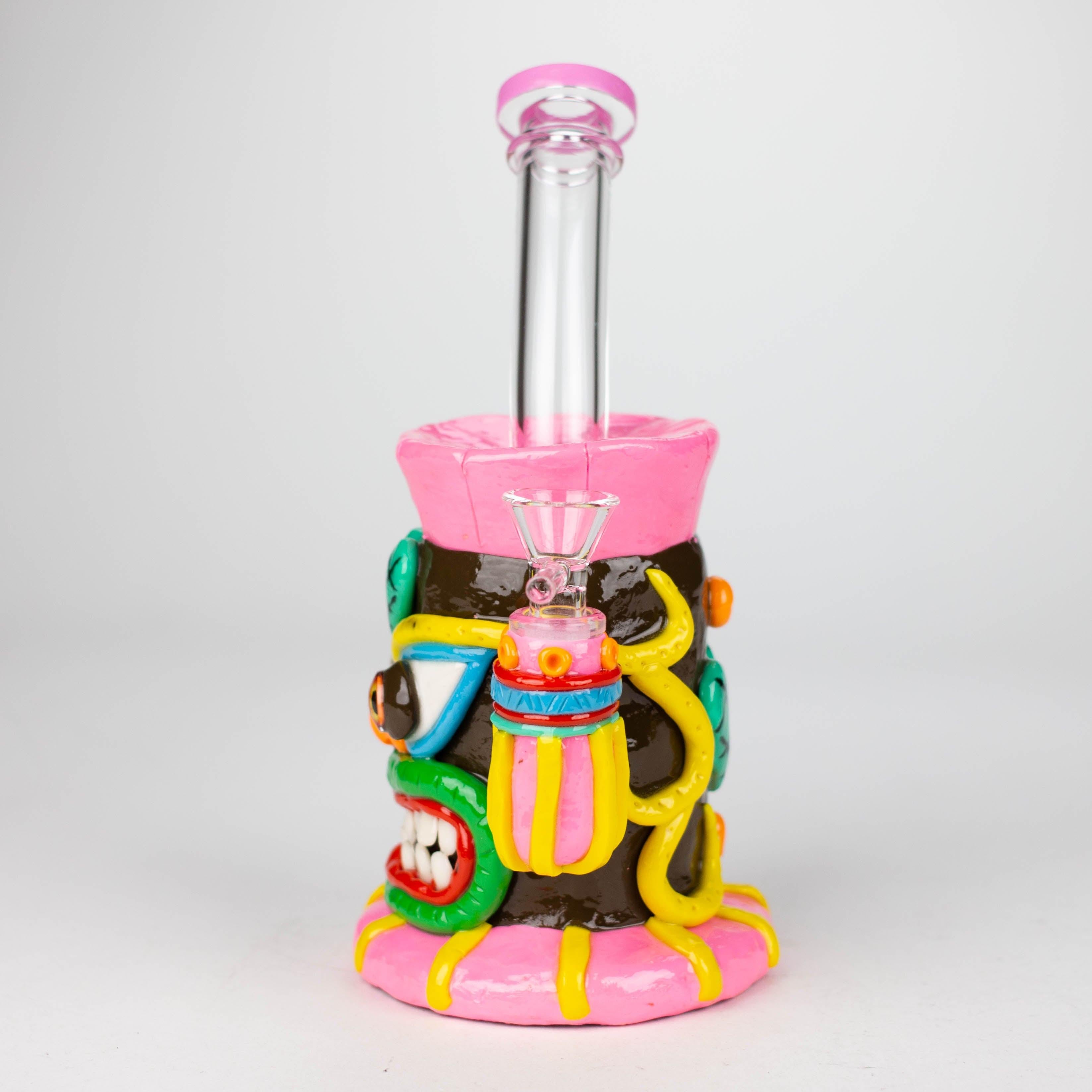 9" Resin 3D Face Mask Rig-Assorted color