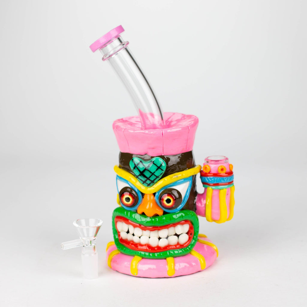 9" Resin 3D Face Mask Rig-Assorted color