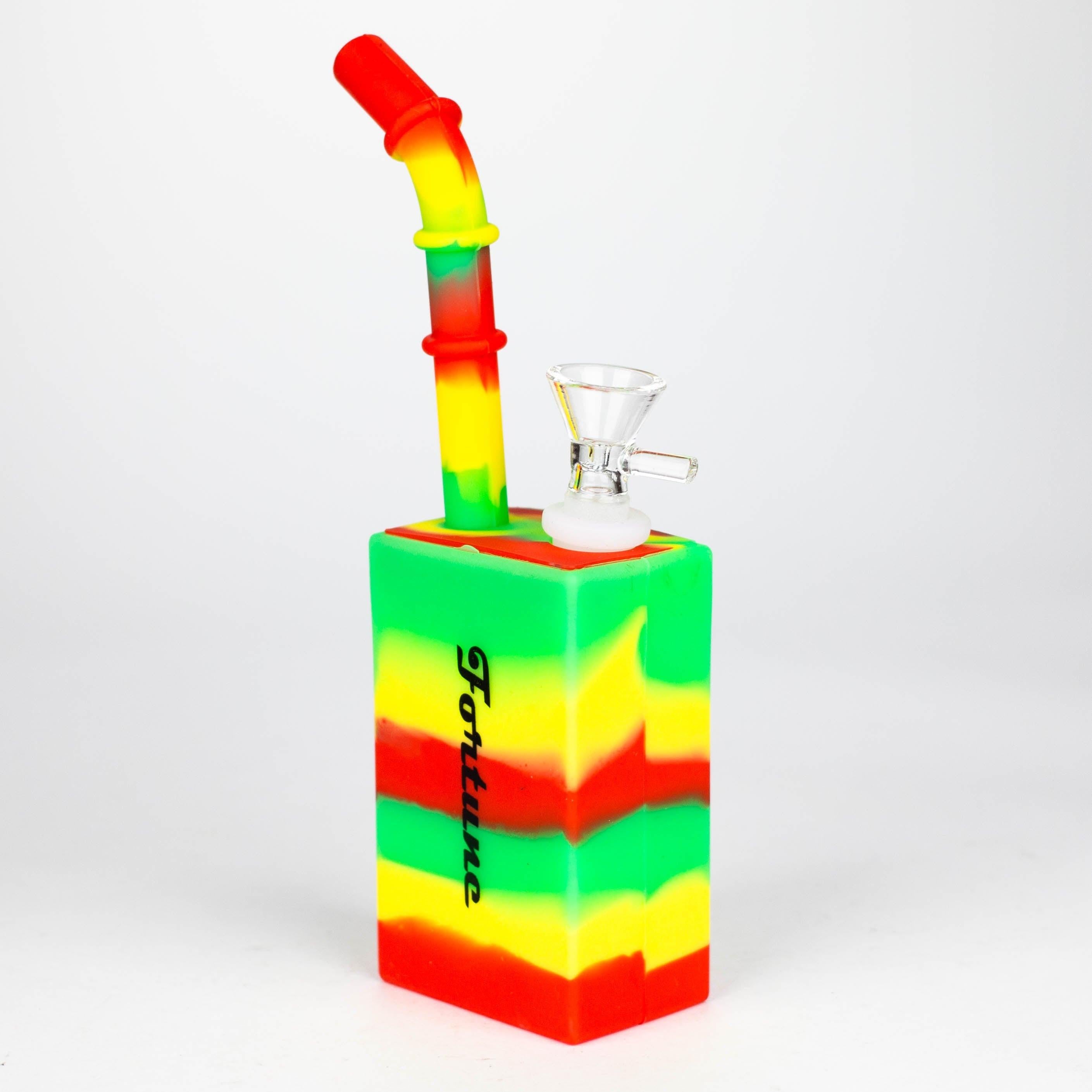 Fortune | 8" Silicone Square Pipe-Assorted [SP1001]