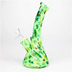 Fortune | 8.5" Angled Hydrographic Silicone Waterpipe-Assorted [SP1019P]