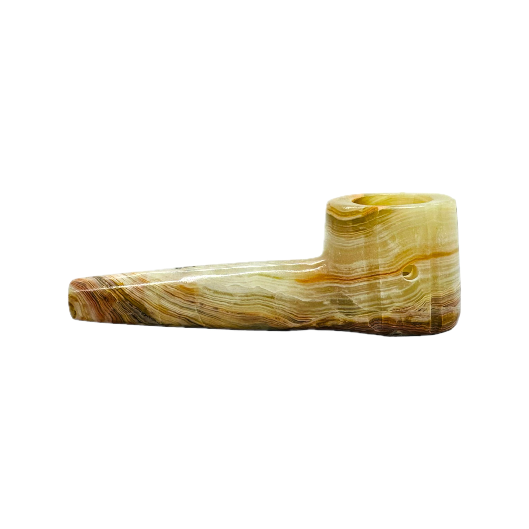 StoneAge | 4" Handmade Tobacco Smoking Pipe – Model: Bowl Design, Includes Gift Box
