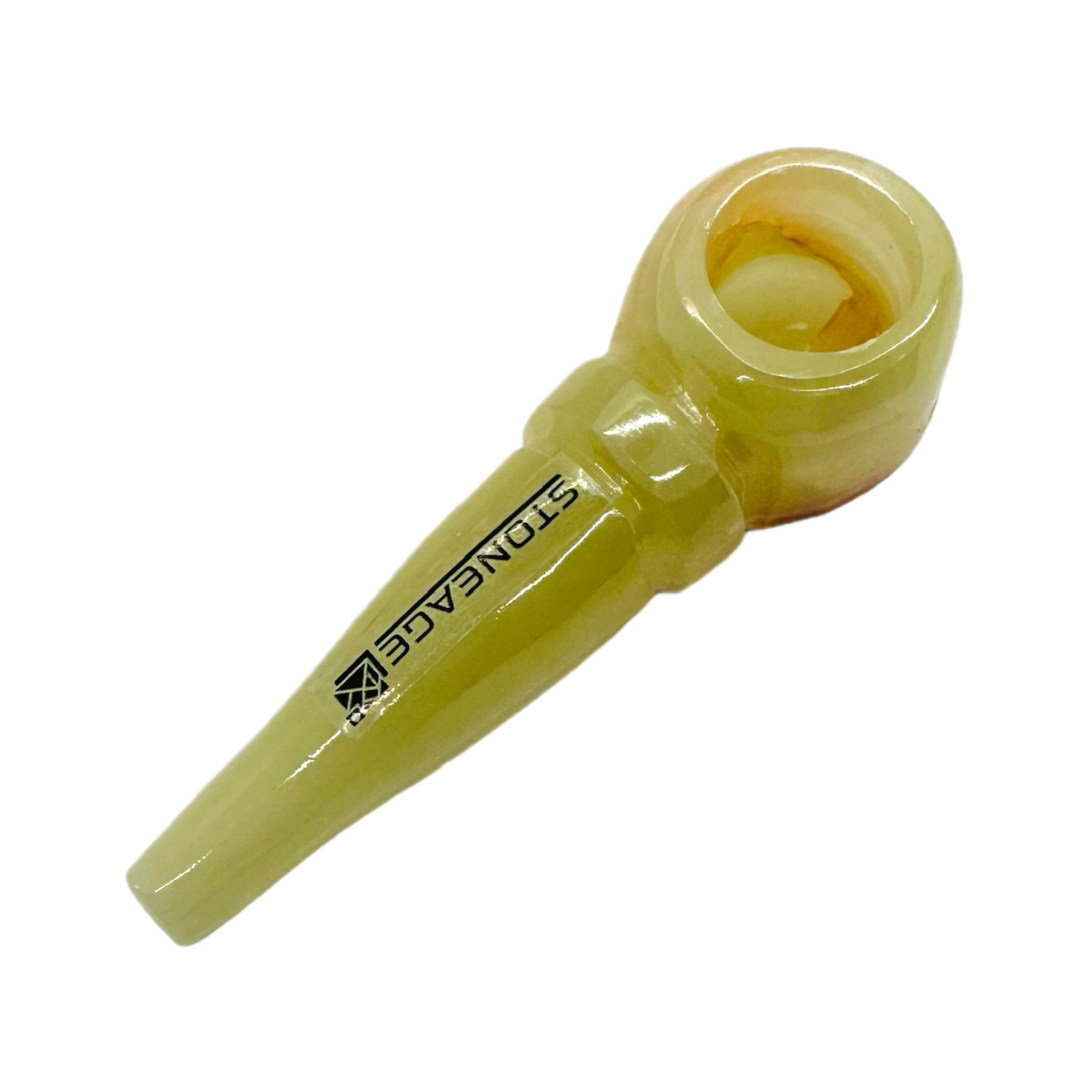 StoneAge | 4" Handmade Tobacco Smoking Pipe – Model: Ring, Includes Gift Box