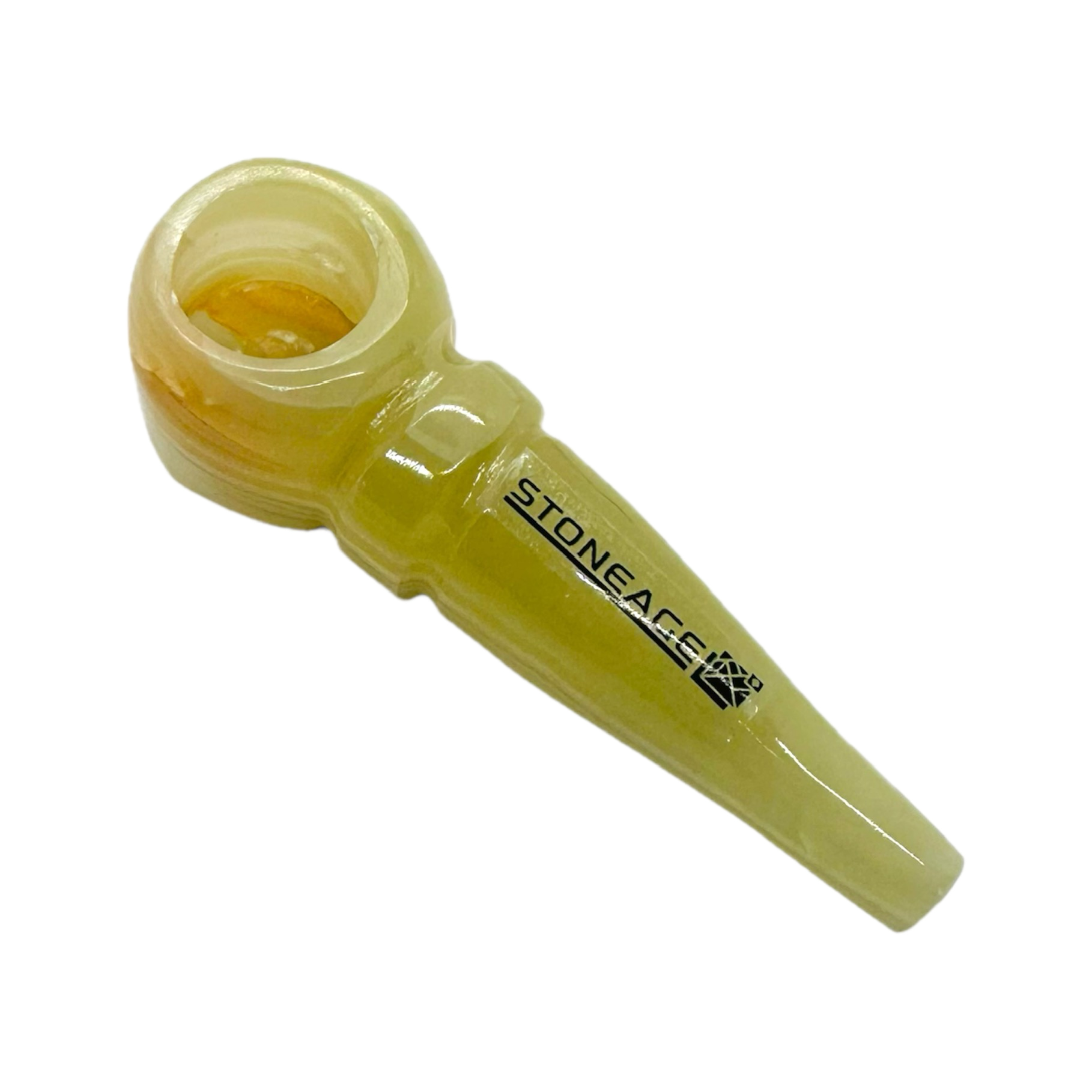 StoneAge | 4" Handmade Tobacco Smoking Pipe – Model: Ring, Includes Gift Box