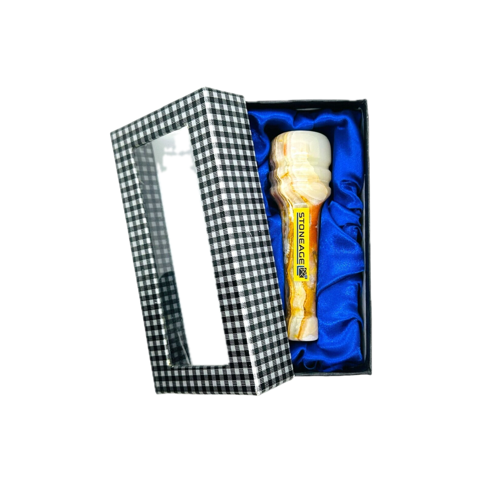 StoneAge | 4" Handmade Jumbo Tobacco Smoking Chillum, Includes Gift Box Main image