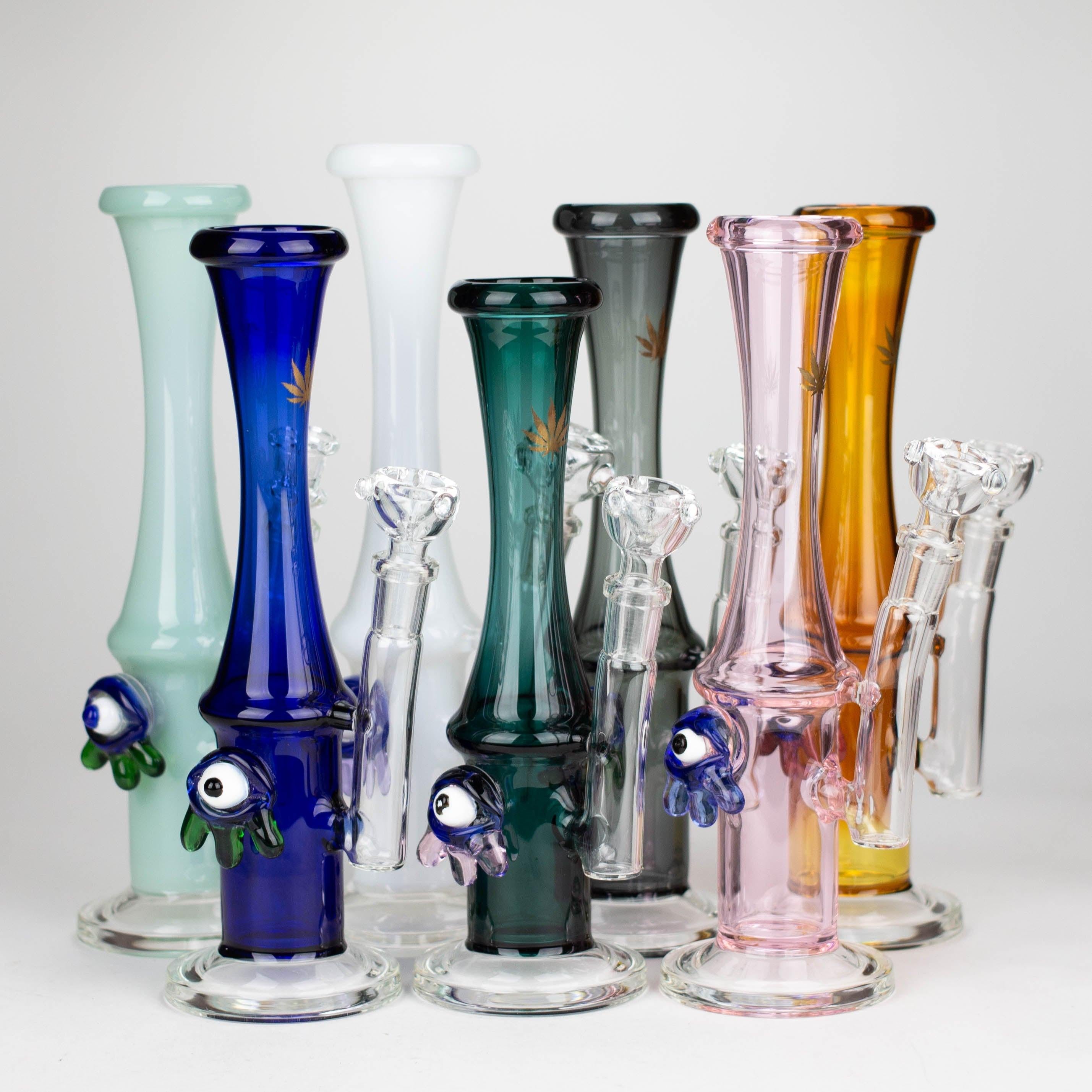 10" Color tube glass bong with eye Main image