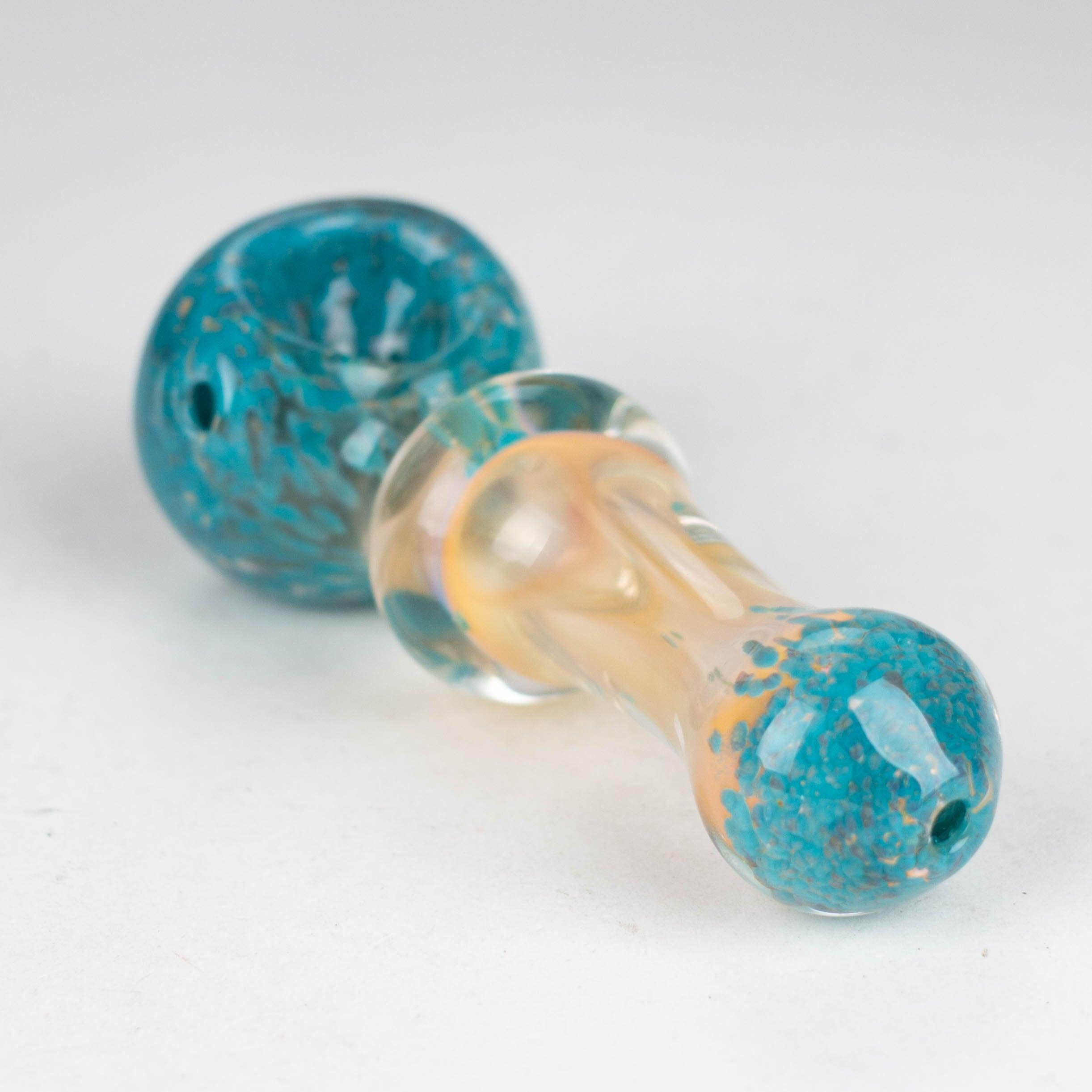 5” Gold Fumed Hand Pipe Pack of 2 [BZS-0092]