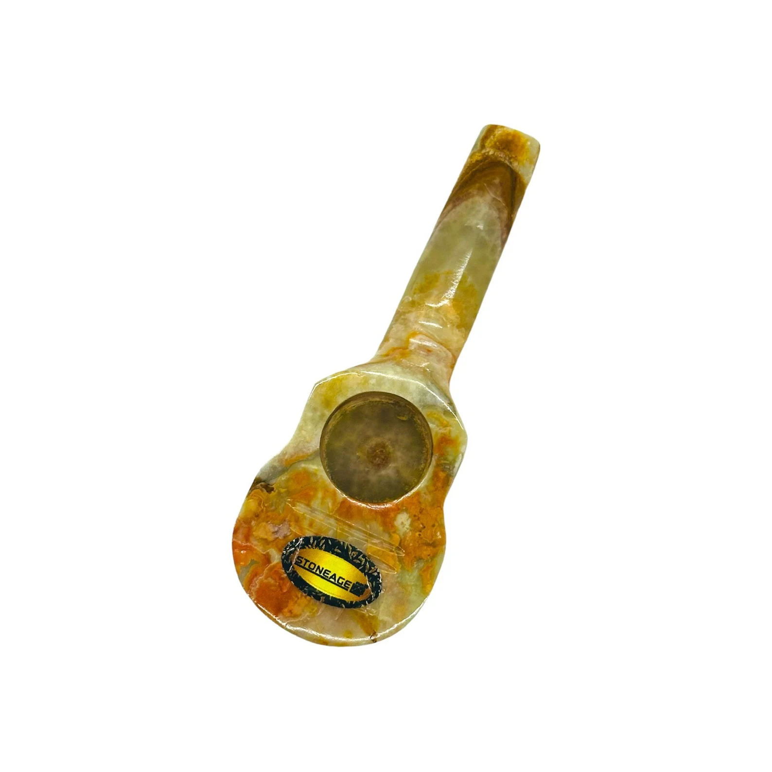 StoneAge | 4" Handmade Tobacco Smoking Pipe – Model: Guitar, Includes Gift Box Secondary image