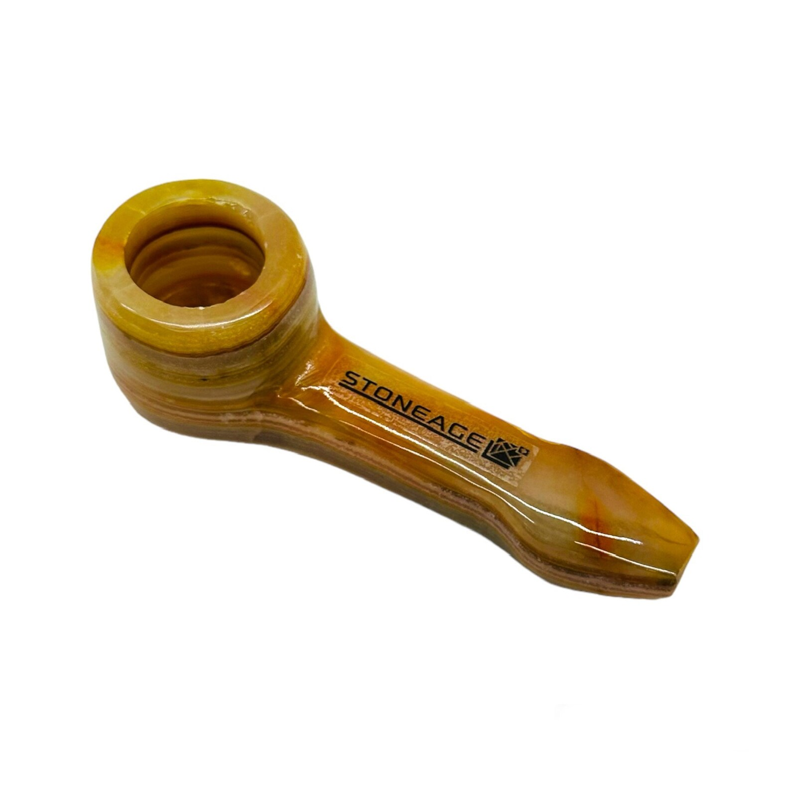 StoneAge | 4" Handmade Tobacco Smoking Pipe – Model: Fish, Includes Gift Box Secondary image