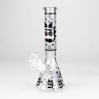 9"  Glow In The Dark 4mm glass bong [S60]