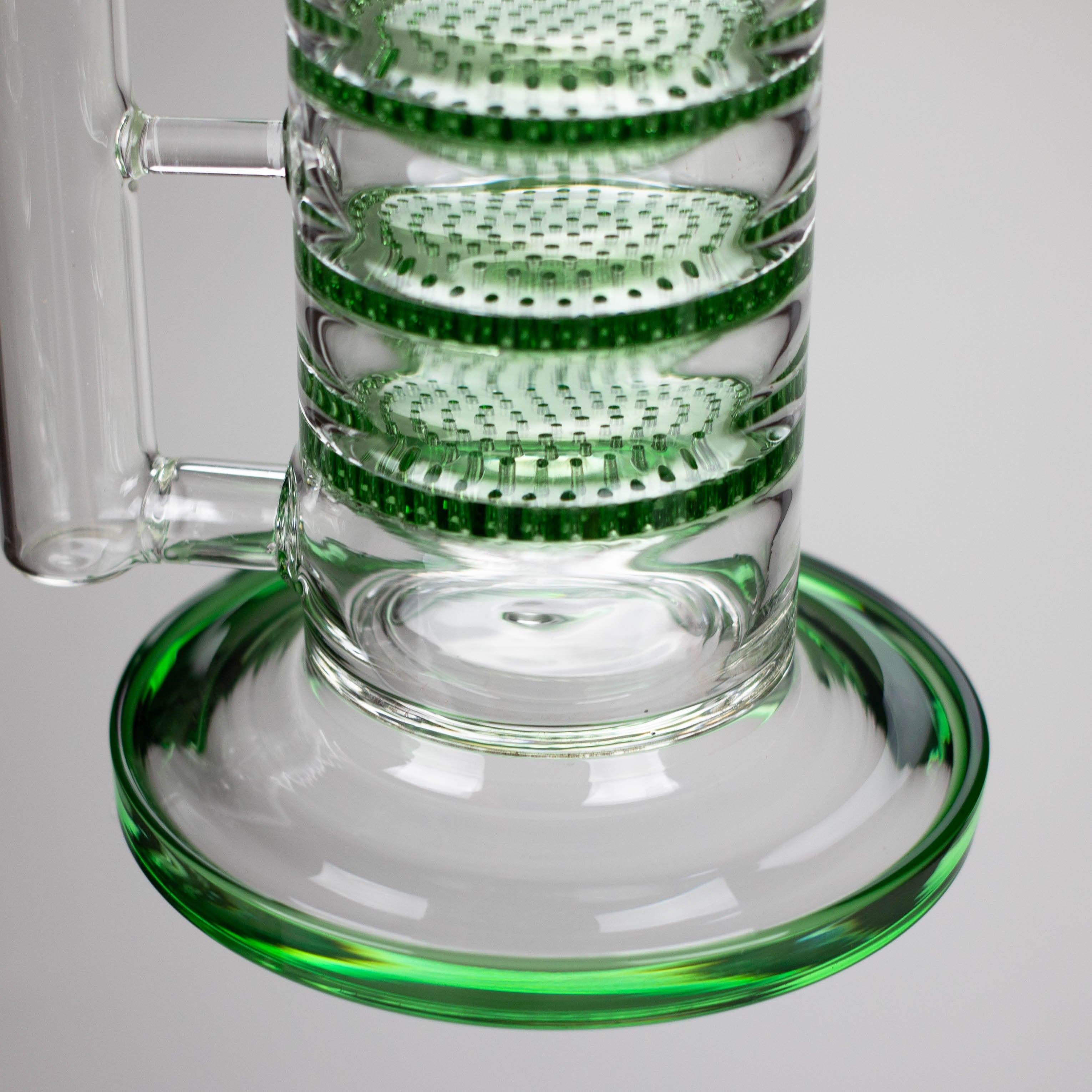 AQUA | 21 " 2-in-1 Multi level honeycomb diffuser glass bong [AQUA019] Secondary image