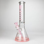 Castle Glassworks | 14" Color Logo Beaker Bong [C-005]