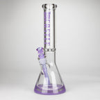 Castle Glassworks | 14" Color Logo Beaker Bong [C-005]