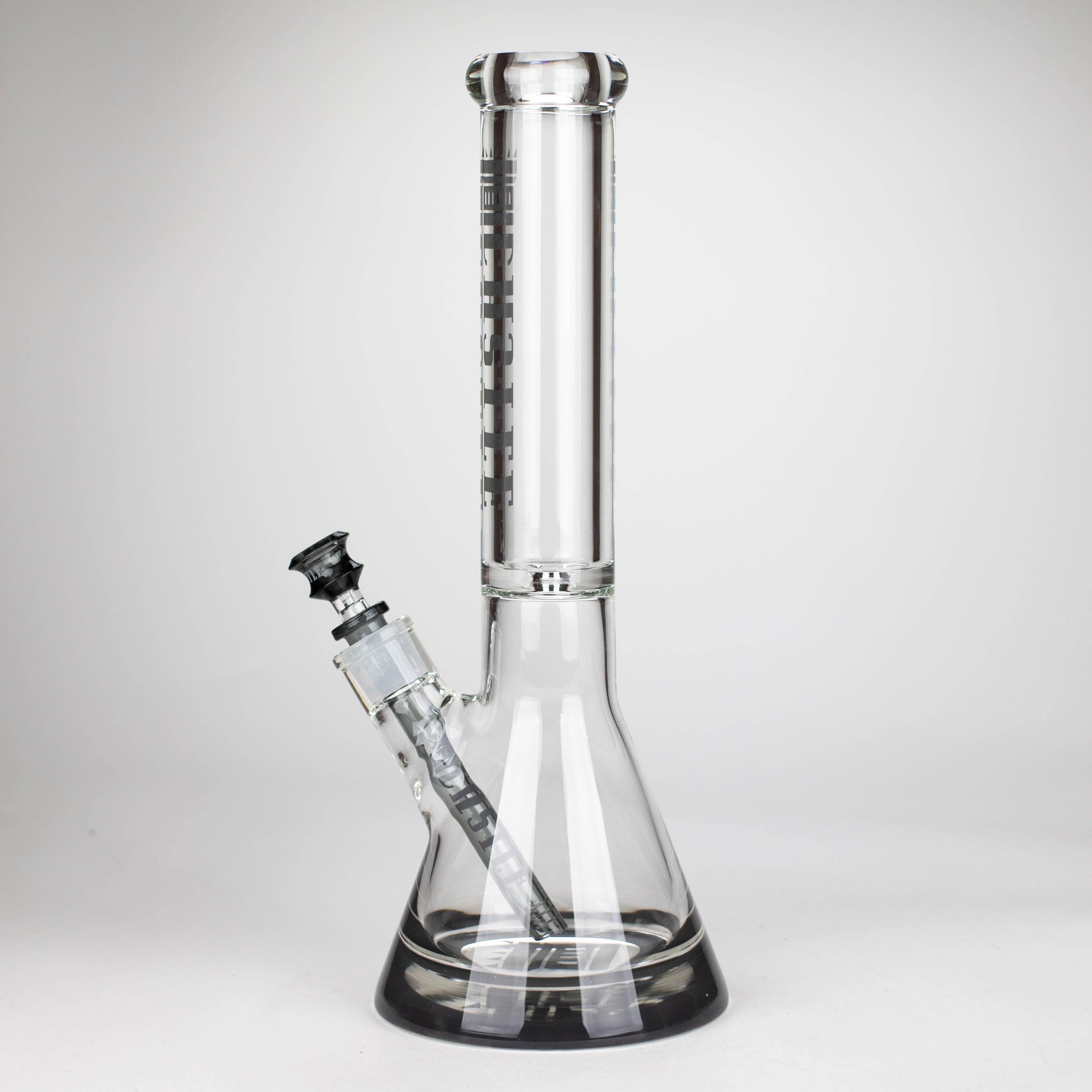 Castle Glassworks | 14" Color Logo Beaker Bong [C-005] Secondary image