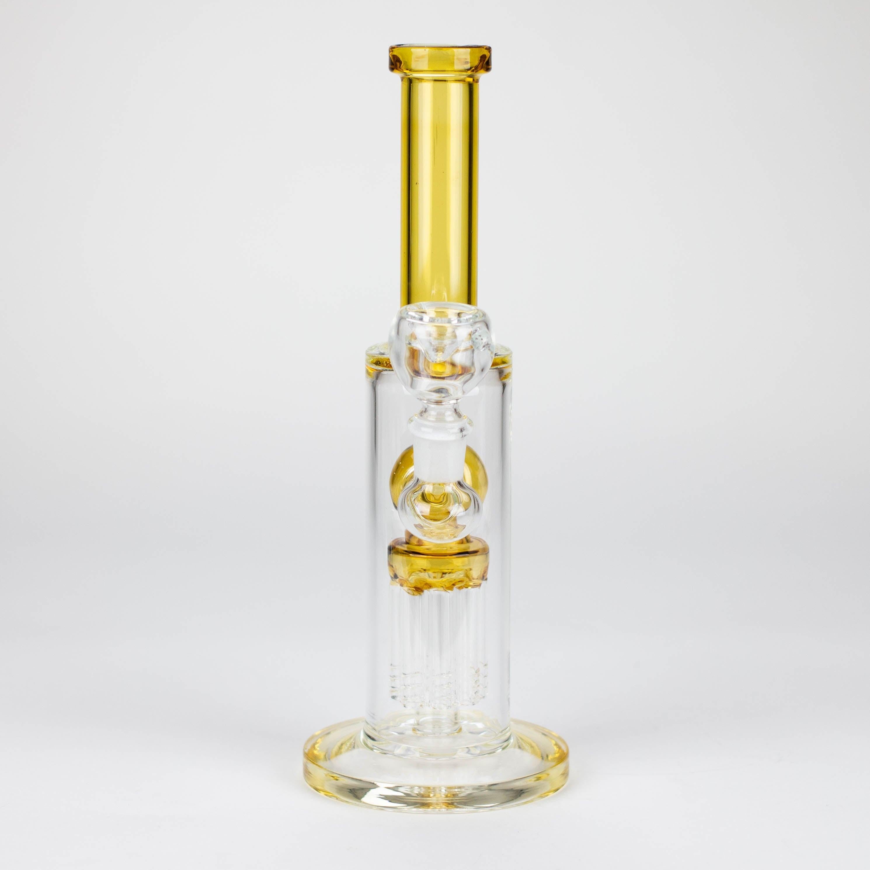 10" glass bong with 8 tree-arm diffuser