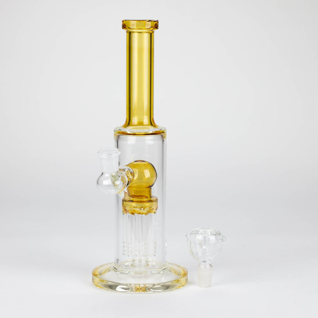 10" glass bong with 8 tree-arm diffuser