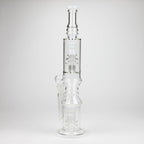 18" Glass water bong with Percolator and Diffuser